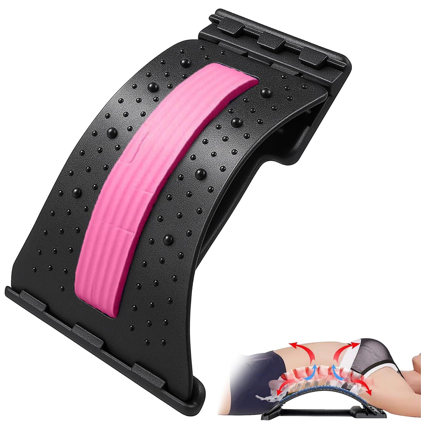 🌿 Étireur de dos magnétique par acupression GleeMart™ 