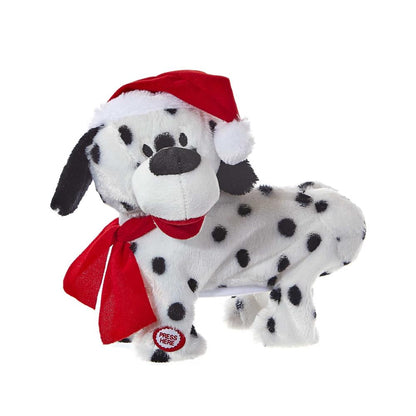 Twerking Santa Dog Toy – Animated Walking & Singing Plush for Christmas