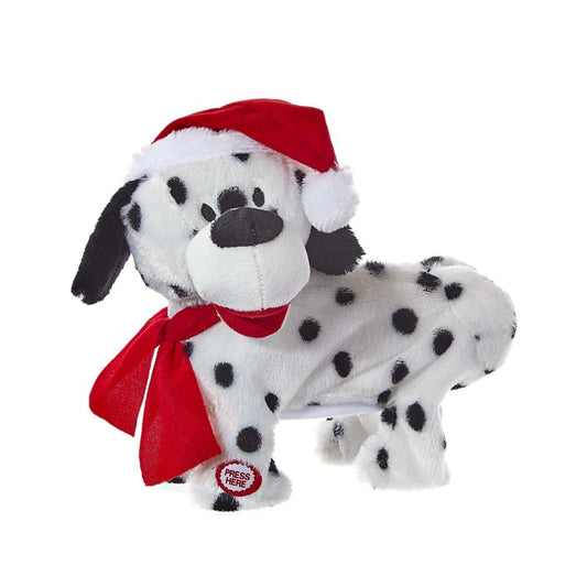 Twerking Santa Dog Toy – Animated Walking & Singing Plush for Christmas