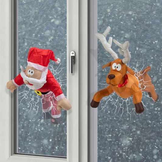 🦌🎅Crashing Reindeer & Santa Set